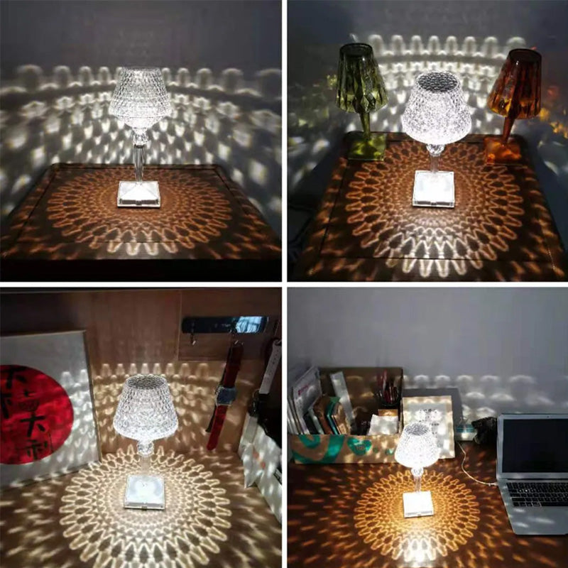 Crystal table lamp