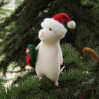 Felt Mouse Halloween Ornament