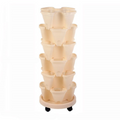 6-Layer Vertical Plant Tower – Three-dimensional Flowering System for the Garden