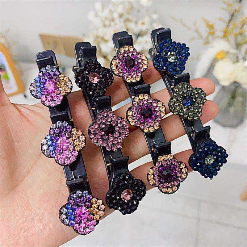 Three Flowers Side Hair Clip