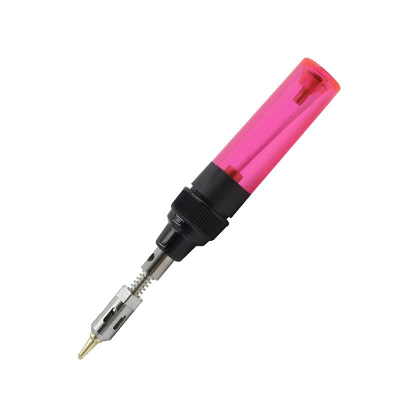 Portable welding tool with burner