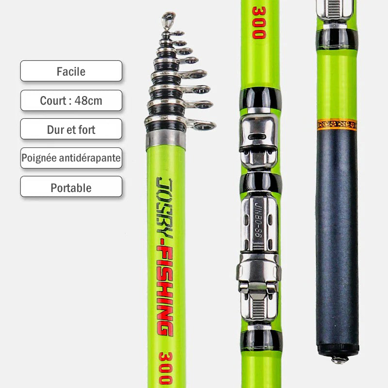 Mini portable multifunctional fishing rod
