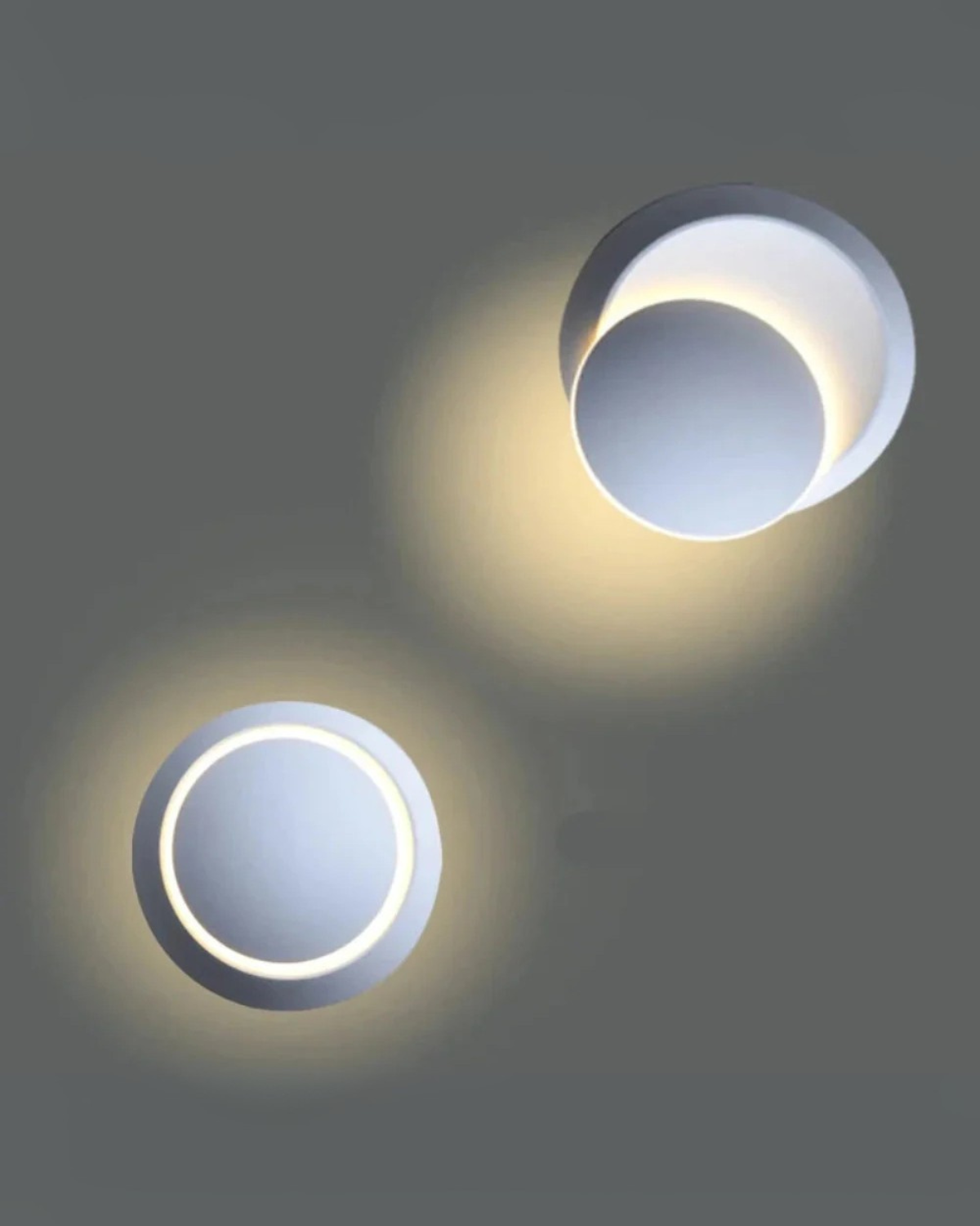 Modern Wall Lamp with Halo Light Circle Ambient Lighting