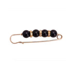 Brooch made of pearls and alloy