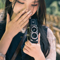 Retro HD Twin-Lens Reflex Portable Mini Camera