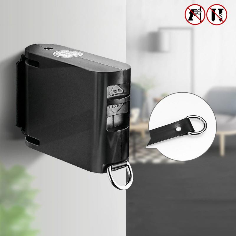 Glue-Free Indoor Invisible Clothesline