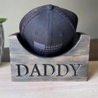 Father Wood Hat Holder