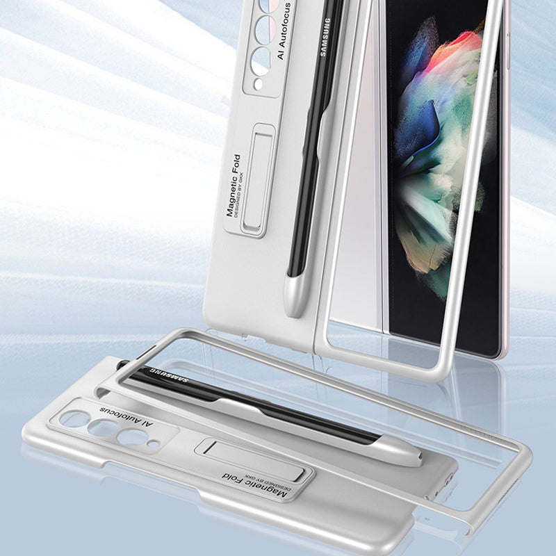 Fashion Kickstand Case with Pencil Slot for Samsung Galaxy Z Fold 3