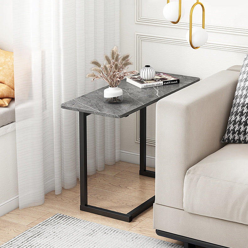 ModernoCurve C-Side Table | MDF Tabletop | Modern Design | Space-saving | Perfect for Living Room & Bedroom