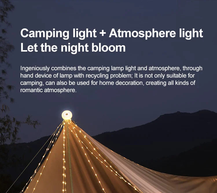 Multifunctional Portable Camping Light (10m)