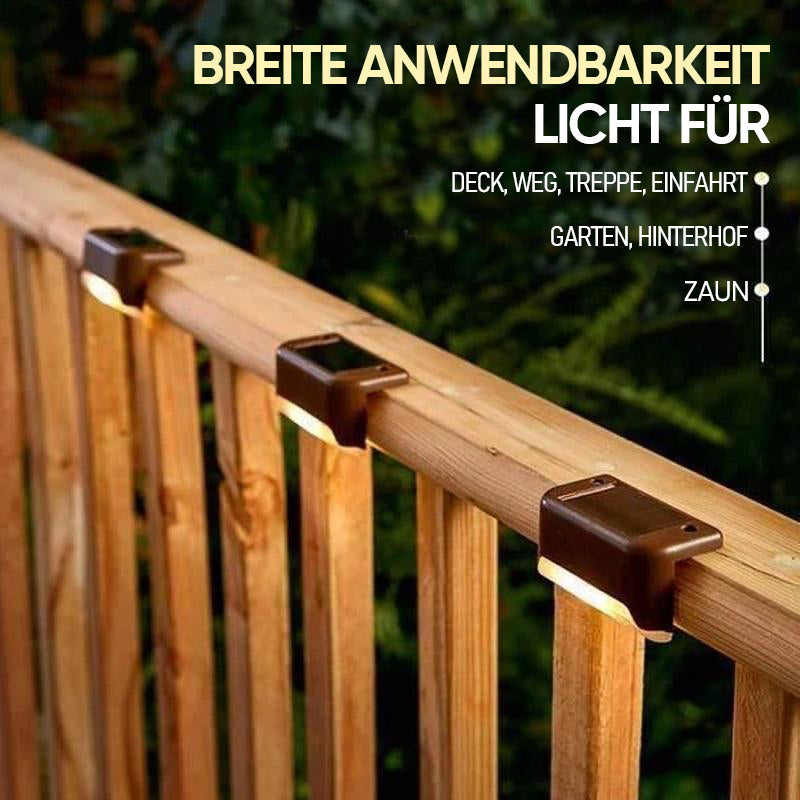 Solar outdoor step lights (4 pcs)