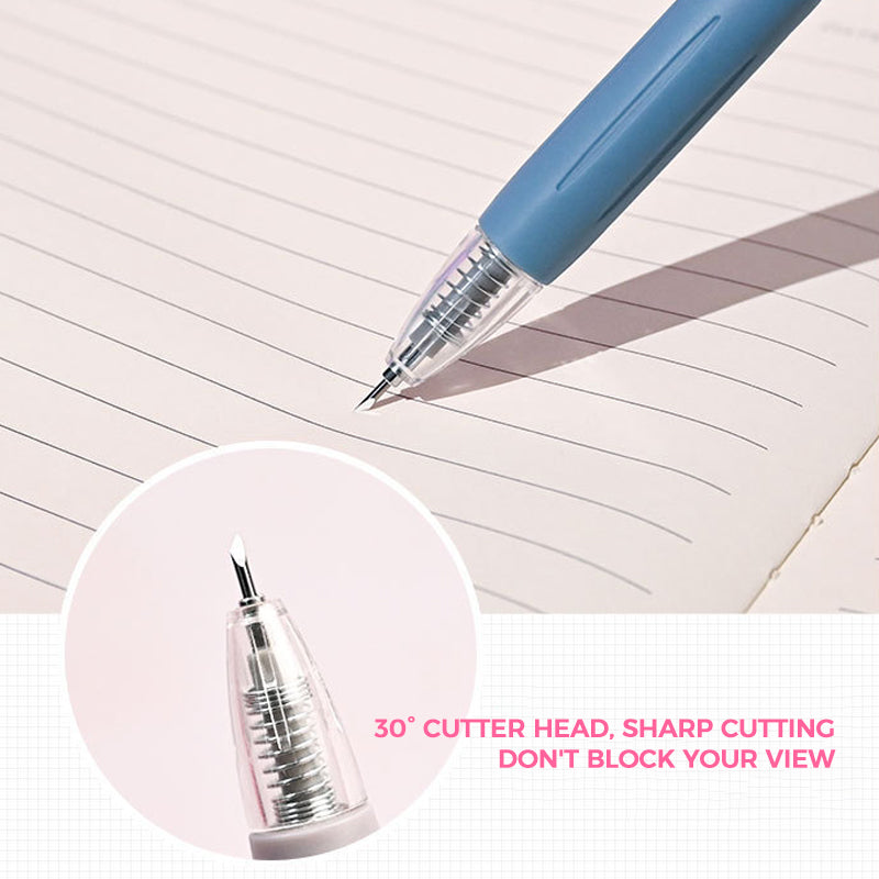 Morandi Cartoon Pattern Student Universal Knife Pen