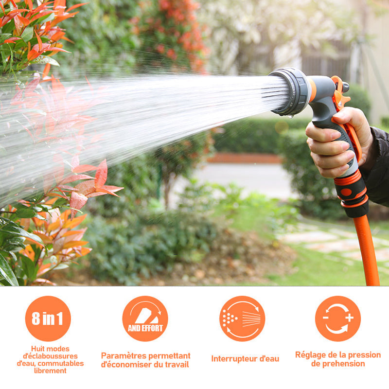 High pressure adjustable garden hose nozzle