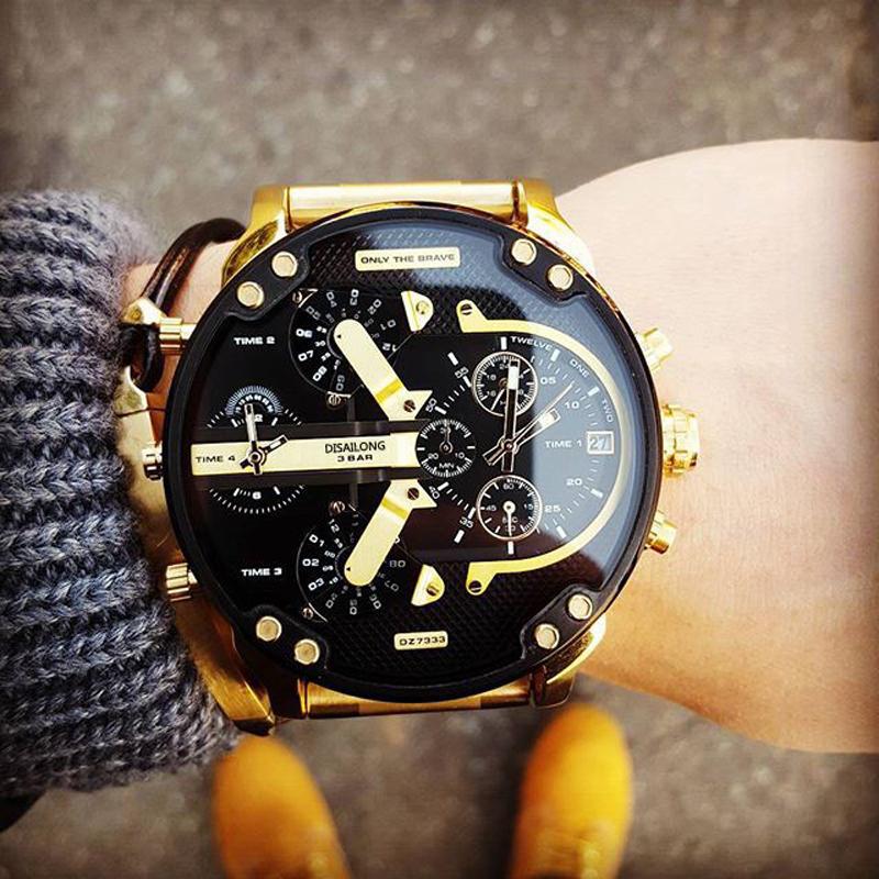 Stainless Steel Chronograph Quartz Watch