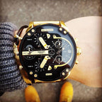 Stainless Steel Chronograph Quartz Watch