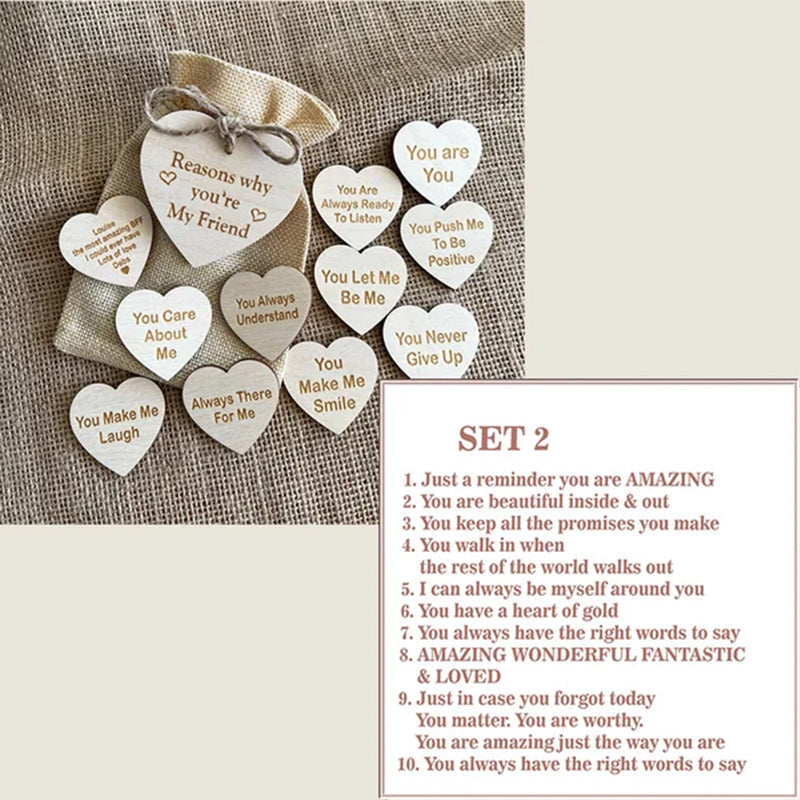 "Reasons why you are my friend" Friendship gift