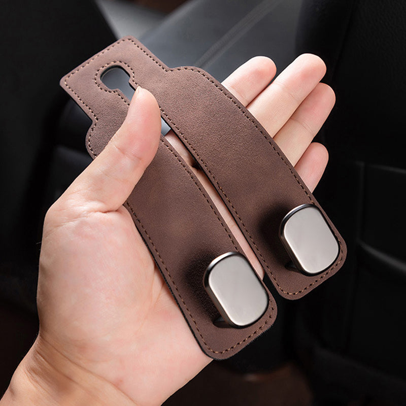 Car seat back double hook