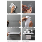 Adhesive Storage Box Organizer