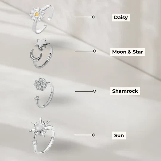 CalmRing Nua - Stylish Ring for Stress and Anxiety