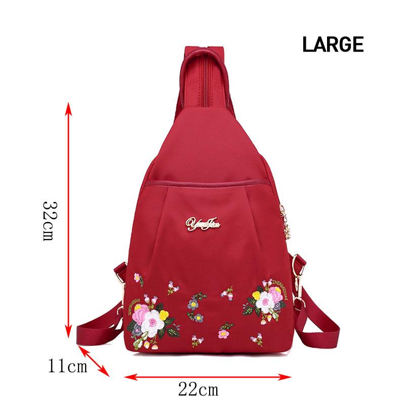 Embroidery Light Backpack