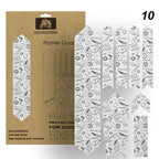 Mountain bike protective stickers
