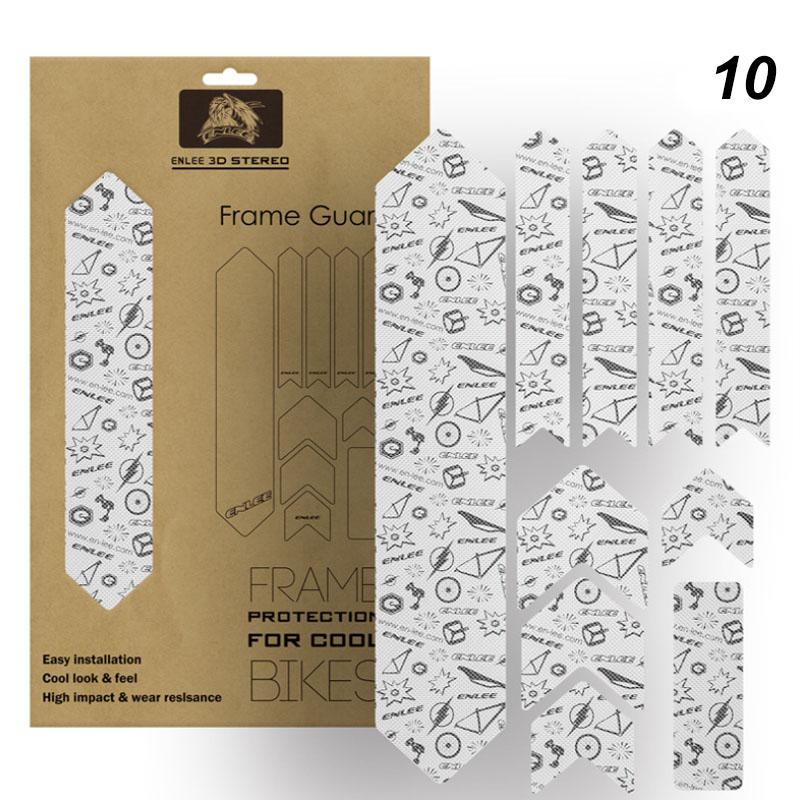 Mountain bike protective stickers