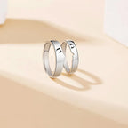 Love at first kiss couple rings