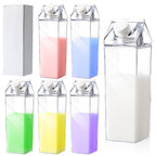 Transparent milk carton