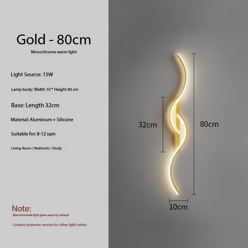Minimalist Luxury LED Wall Sconce - Multiple Sizes, Finishes, and Dimming Options