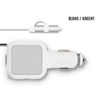 Ciaovie Car Charger Multi with Retractable Charging Cable