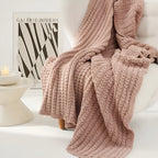 Vintage Chunky Knit Blanket