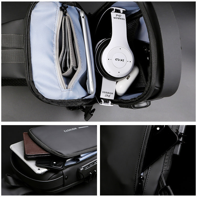 Casual Multifuntional Anti-theft Chest Bag for Men
