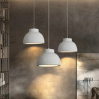 Minimalist Scandinavian Pendant Light made of Polystyrene