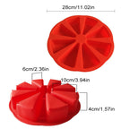 Triangle non-stick silicone cake pan
