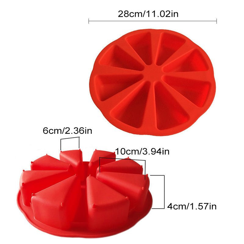 Triangle non-stick silicone cake pan