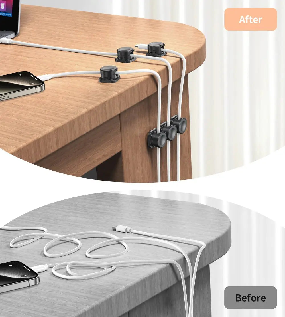 12 pieces magnetic cable clips