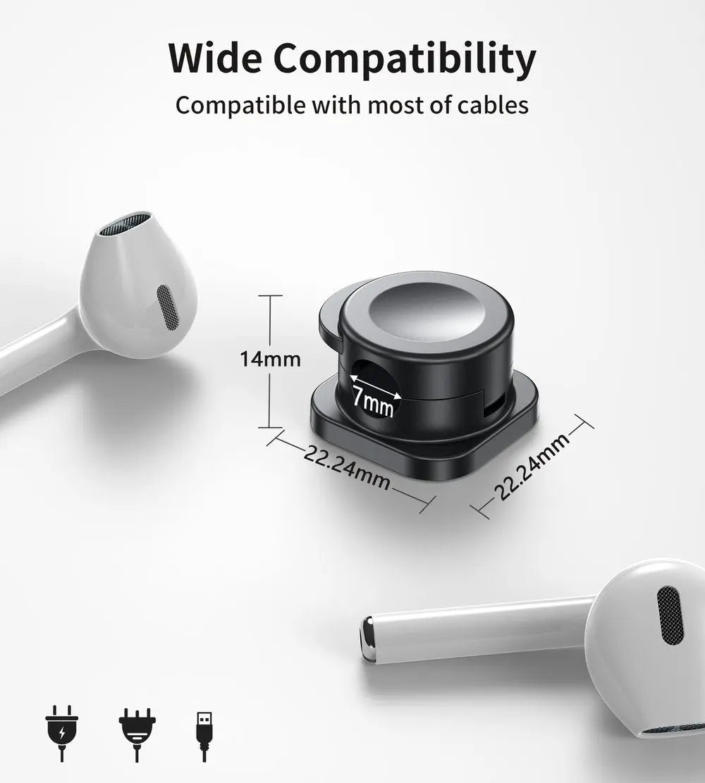 12 pieces magnetic cable clips