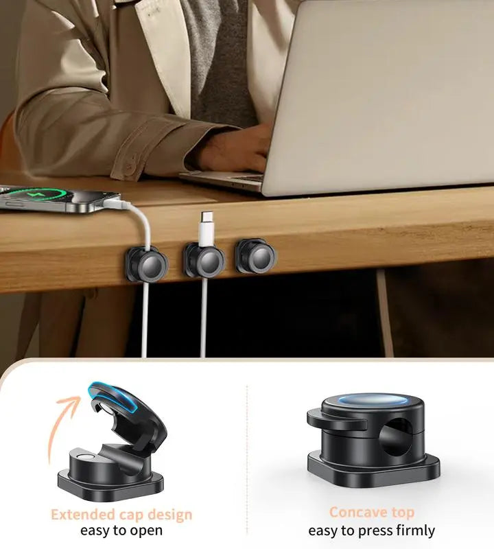 12 pieces magnetic cable clips