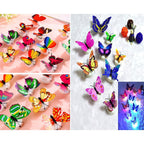 12-Pack: LED Butterfly Decoration Night Light