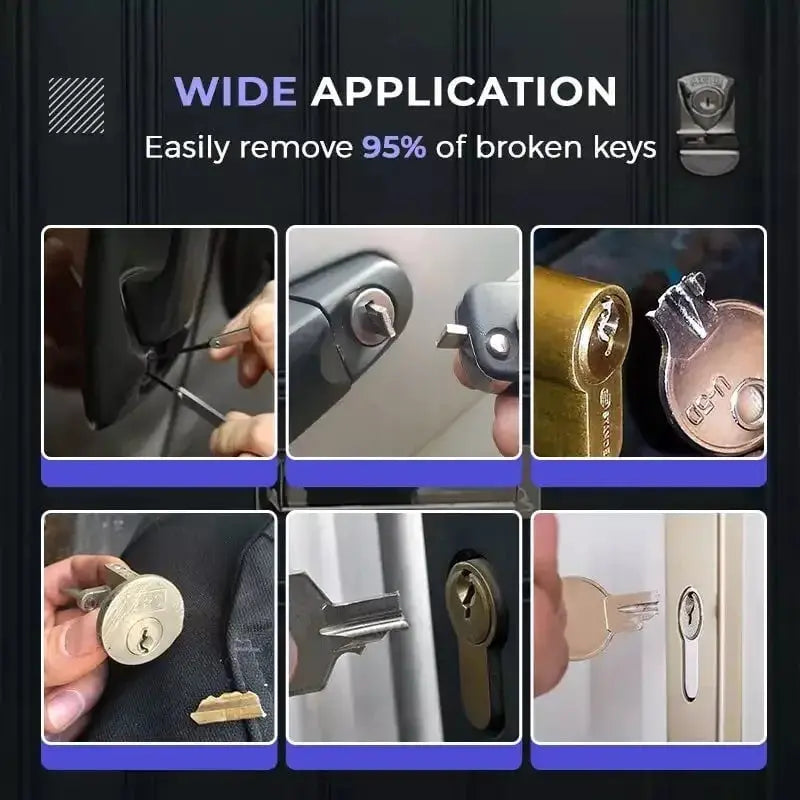 12-piece Key Removal Tool Set – for removing broken keys from locks!