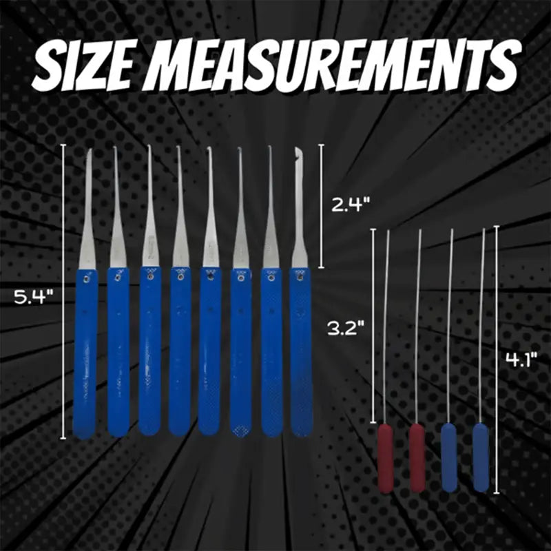 12-piece Key Removal Tool Set – for removing broken keys from locks!