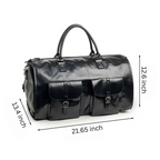 Garment Duffel Weekender Bag – Foldable Carry-On Suit Bag for Men