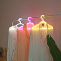 LightHanger LED Clothes Hanger – Rechargeable Illuminated Hanger with Luxury Neon Light