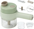 SnijGemak 4-in-1 Electric Vegetable Slicer – Rechargeable & With Collection Bin