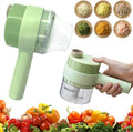 SnijGemak 4-in-1 Electric Vegetable Slicer – Rechargeable & With Collection Bin