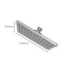 Modern Style Ceiling Mounted Rain Shower Round Shower Head