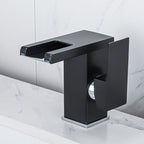 Contemporary Sink Faucet Solid Color Low Arc Bathroom Sink Faucet