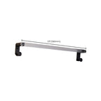 Modern bathroom accessory set bath shelf/towel holder & bathrobe hooks included