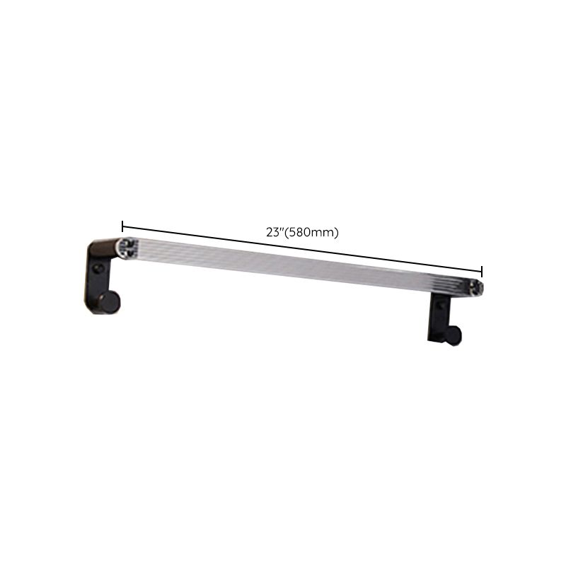 Modern bathroom accessory set bath shelf/towel holder & bathrobe hooks included