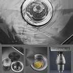 Classic Round Wash Basin Stainless Steel Built-in Basin Non-slip Round Basin for the Kitchen